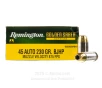 Remington Golden Saber Defense 45 ACP Ammo - 20 Rounds of 230   