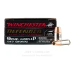 Winchester Defender 9mm  P Ammo - 20 Rounds of 147 Grain Bonded   
