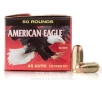 Federal American Eagle 45 ACP Ammo - 50 Rounds of 230 Grain FMJ   