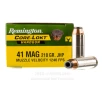 Remington HTP 41 Magnum Ammo - 20 Rounds of 210 Grain JSP Ammunition