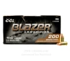 Blazer Brass 9mm Ammo - 200 Rounds of 115 Grain FMJ Ammunition
