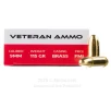 Veteran 9mm Ammo - 50 Rounds of 115 Grain FMJ Ammunition