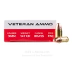 Veteran 9mm Ammo - 50 Rounds of 147 Grain FMJ Ammunition