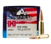 Hornady American Gunner 308 Win Ammo - 50 Rounds of 155 Grain HPBT   