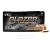 Blazer Brass 9mm Ammo - 1000 Rounds of 124 Grain FMJ Ammunition