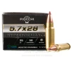 Fiocchi 5 7x28mm Ammo - 500 Rounds of 35 Grain Jacketed Frangible   