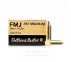 Sellier and Bellot 357 Magnum Ammo - 1000 Rounds of 158 Grain FMJ   