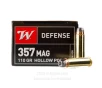 Winchester 357 Magnum  Ammo - 500 Rounds of 110 Grain JHP Ammunition
