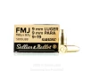 Sellier   Bellot Subsonic 9mm Ammo - 1000 Rounds of 150 Grain FMJ   