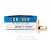 Corbon 380 ACP  Ammo - 20 Rounds of 90 Grain JHP Ammunition