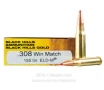 Black Hills Gold 308 Win Ammo - 20 Rounds of 155 Grain ELD Match   