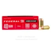 40 S W - 180 gr FMJ - Federal American Eagle - 1000 Rounds