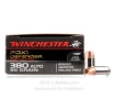 Winchester 380 ACP Ammo - 20 Rounds of 95 Grain JHP Ammunition
