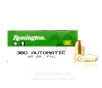 Remington 380 ACP Ammo - 50 Rounds of 95 Grain FMJ Ammunition