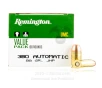Remington 380 ACP Ammo - 100 Rounds of 88 Grain JHP Ammunition