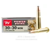 Winchester 30-30 Ammo - 20 Rounds of 170 Grain PP Ammunition