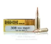 Black Hills Gold Ammunition 308 Win Ammo - 20 Rounds of 150 Grain   