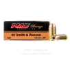PMC 40 cal Ammo - 50 Rounds of 165 Grain JHP Ammunition