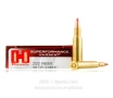 Hornady 222 Rem Ammo - 20 Rounds of 50 Grain V-MAX Ammunition
