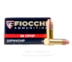 Fiocchi 22 LR  Ammo - 50 Rounds of 38 Grain CPHP Ammunition