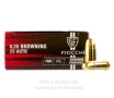 Fiocchi 25 ACP Ammo - 50 Rounds of 50 Grain FMJ Ammunition