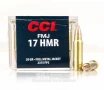 CCI 17 HMR  Ammo - 50 Rounds of 20 Grain FMJ Ammunition