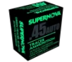 NEW PRODUCT  Supernova  45 ACP 225 Grain Green Tracer Ammunition 20 Rounds