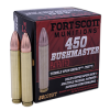 Fort Scott Munitions Tumble Upon Impact 450 Bushmaster 250 Grain Solid Copper Spun  20 Rounds 