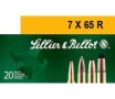 Sellier  amp  Bellot Rifle 7x65mmR 173 Grain Soft Point Cut-Through Edge  20 Rounds 