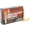 Fort Scott Munitions Tumble Upon Impact 300 Blackout 190 Grain Solid Copper Spun  20 Rounds 