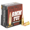 Fort Scott Munitions Tumble Upon Impact  tui  9mm 80 Grain Solid Copper Spun 9MM080SCV  20 Rounds 