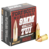Fort Scott Munitions Tumble Upon Impact  tui  9mm 125 Grain Solid Copper Spun 9MM125SCVSS  20 Rounds 
