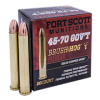 Fort Scott Munitions Tumble Upon Impact  tui  45-70 Gov 300 Grain Solid Copper Spun  20 Rounds 