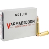 Nosler Varmageddon 22-250 Rem 55 Grain Flat Base Tipped  20 Rounds 
