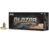 Blazer Brass 9mm 100 Gr FMJ  50 Rounds 