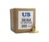 US Cartridge 300 Blackout 147 Gr FMJ  Law Enforcement Overrun   200 Rounds 