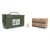 Hornady Frontier Military Grade 223 Remington 55 Gr FMJ 200 Rounds in Heavy Duty Ammo Can