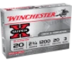 Winchester 20 Gauge 2 75  20 Pellets 3 Buck  15 Rounds  1200 fps