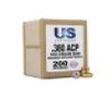 US Cartridge 380 ACP 100 Gr Bonded HP  200 Rounds 