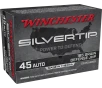 Winchester Silvertip 45 ACP Subsonic 185 Grain JHP  Case 