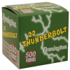 Remington Ammunition TB22B Thunderbolt  22 LR 40 gr Round Nose  RN  500 Bx  10 Cs