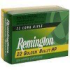 Remington Ammunition 1622 Golden Bullet  22 LR 36 gr Plated Hollow Point 50 Bx  100 Cs