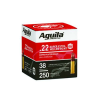 Aguila 1B221103 Standard High Velocity 22 LR 38 gr Copper Plated Hollow Point  CPHP  250 Bx  8 Cs