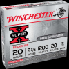 Winchester Ammo XB203 Super-X 20 Gauge 2 75  20 Pellets 3 Buck Shot 5 Bx  50 Cs