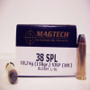 Magtech 38C Range Training 38 Special 158 gr Semi Jacketed Soft Point Flat 50 Bx  20 Cs