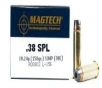 Magtech 38E Range Training  38 Special 158 gr Semi-Jacketed Hollow Point  SJHP  50 Bx  20 Cs