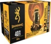 Browning Ammo B191800404 Training   Practice  40 S W 165 gr Full Metal Jacket  FMJ  100 Bx  5 Cs  Value Pack 