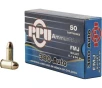 PPU PPH380AF Handgun  380 ACP 94 gr Full Metal Jacket  FMJ  50 Bx  20 Cs