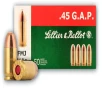 Sellier   Bellot SB45GAP Handgun  45 GAP 230 gr Full Metal Jacket  FMJ  50 Bx  20 Cs