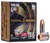 Federal P45HS1 Premium Personal Defense 45 ACP 230 gr Hydra-Shok Jacketed Hollow Point 20 Bx  25 Cs